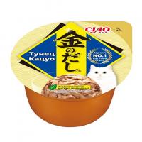 Inaba Ciao Kinnodashi Cup Влажный корм для кошек, тунец кацуо