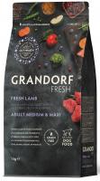 Уценка: Grandorf Fresh Dog Adult Medium & Maxi Lamb&Sweet Potato Сухой корм для взрослых собак средних и крупных пород, свежее мясо ягненка с бататом 1кг (Повреждена упаковка)