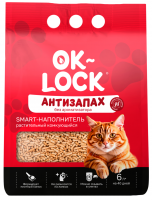 Ok-Lock наполнитель Антизапах растительный, без запаха