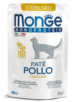 Monge Cat Monoprotein Pouch паучи для стерилизованных кошек, курица, 85г