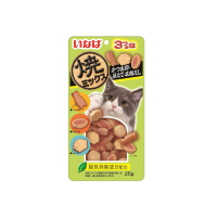 INABA Yakimiksu лакомство запеченное для кошек ассорти с кацуобуси, морским гребешком и бульоном 25г