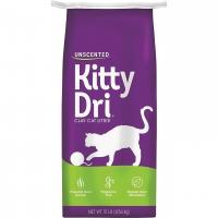 Kitty Dri Unscented впитывающий минеральный наполнитель для кошачьего туалета без ароматизатора 4,54