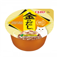 Inaba Ciao Kinnodashi Cup Влажный корм для кошек, куриное филе и микс тунцов магуро и кацуо