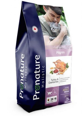 Pronature Holistic Pilgrim Сухой корм для кошек, индейка с клюквой