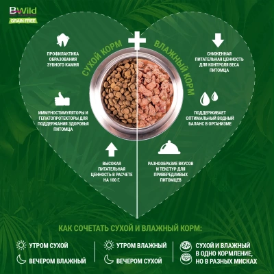 Monge Cat BWild GRAIN FREE пауч из мяса дикого кабана с овощами для стерилизованных кошек, 85г
