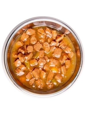 Monge Cat BWild GRAIN FREE паучи из лосося с креветками и овощами для стерилизованных кошек, 85г