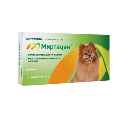 Api-San Миртацен, таблетки для собак, 3,75 мг