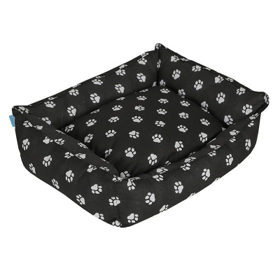 Rich Breed Лежанка пухлик, пополин, белые лапки на чёрном