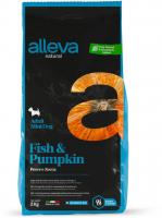 Уценка: Alleva Natural Adult Mini Сухой корм для взрослых собак мини пород, с рыбой и тыквой (Срок до 06.11.25г)