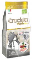 Crockex Wellness корм сухой для взрослых собак мелких пород с курицей и рисом