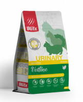 Blitz Vetline Urinary сухой диетический корм для кошек при мочекаменной болезни струвитного типа