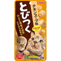 INABA Tobitsuku лакомство запеченное для кошек со вкусом куриного бульона 25г