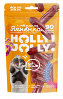Holly Jolly! Лакомство для собак всех пород, колбаски из ягнёнка 90гр