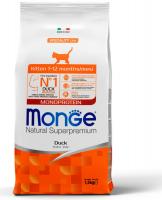 Monge Cat Monoprotein для котят и беременных кошек, с уткой