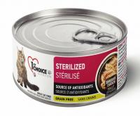 1st Choice Sterilized консервы для кошек курица с сардиной 85г