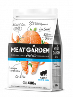 Meat Garden Skin & Hair сухой корм низкозерновой для взрослых кошек с лососем и креветками