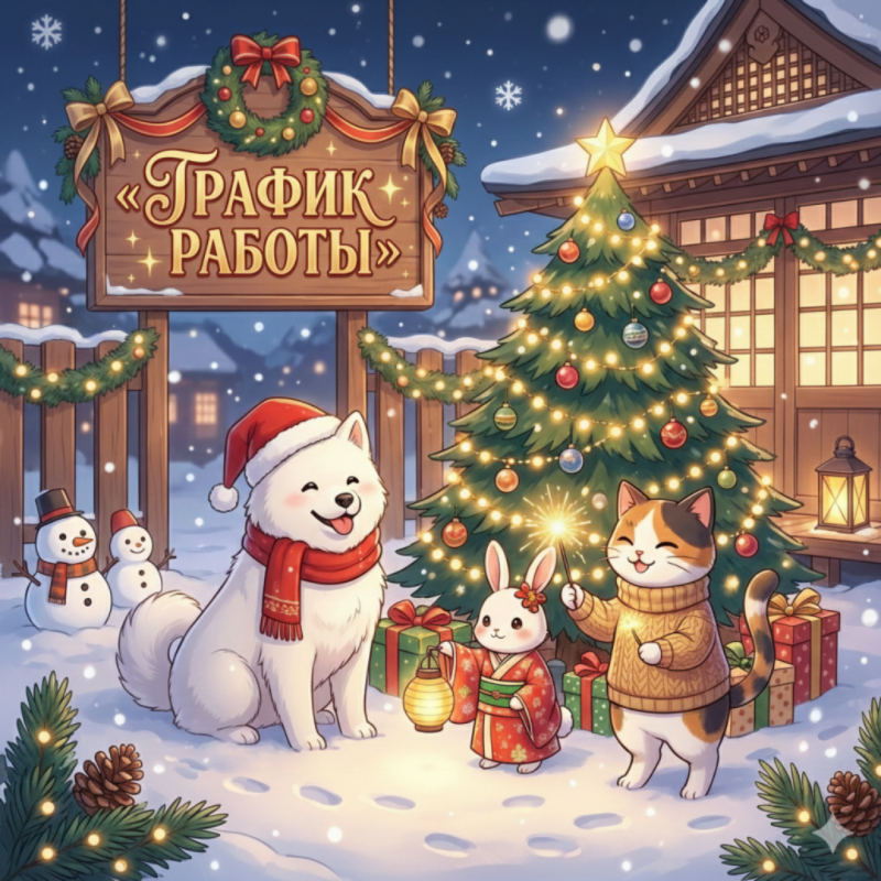 График работы в Новый год 2026