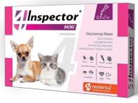 Inspector Mini капли на холку для собак мелких пород и кошек от 0,5 до 2 кг