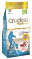 Crockex Wellness корм сухой для взрослых собак мелких пород с рыбой и рисом
