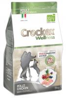 Crockex Wellness корм сухой для взрослых собак средних и крупных пород с курицей и рисом