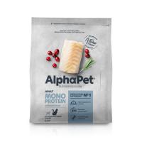 AlphaPet Superpremium Monoprotein из белой рыбы для кошек