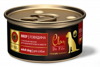 Clan De File консервы для собак, с говядиной