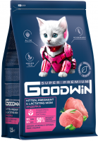 Goodwin Сухой корм для котят, беременных и кормящих кошек, с индейкой