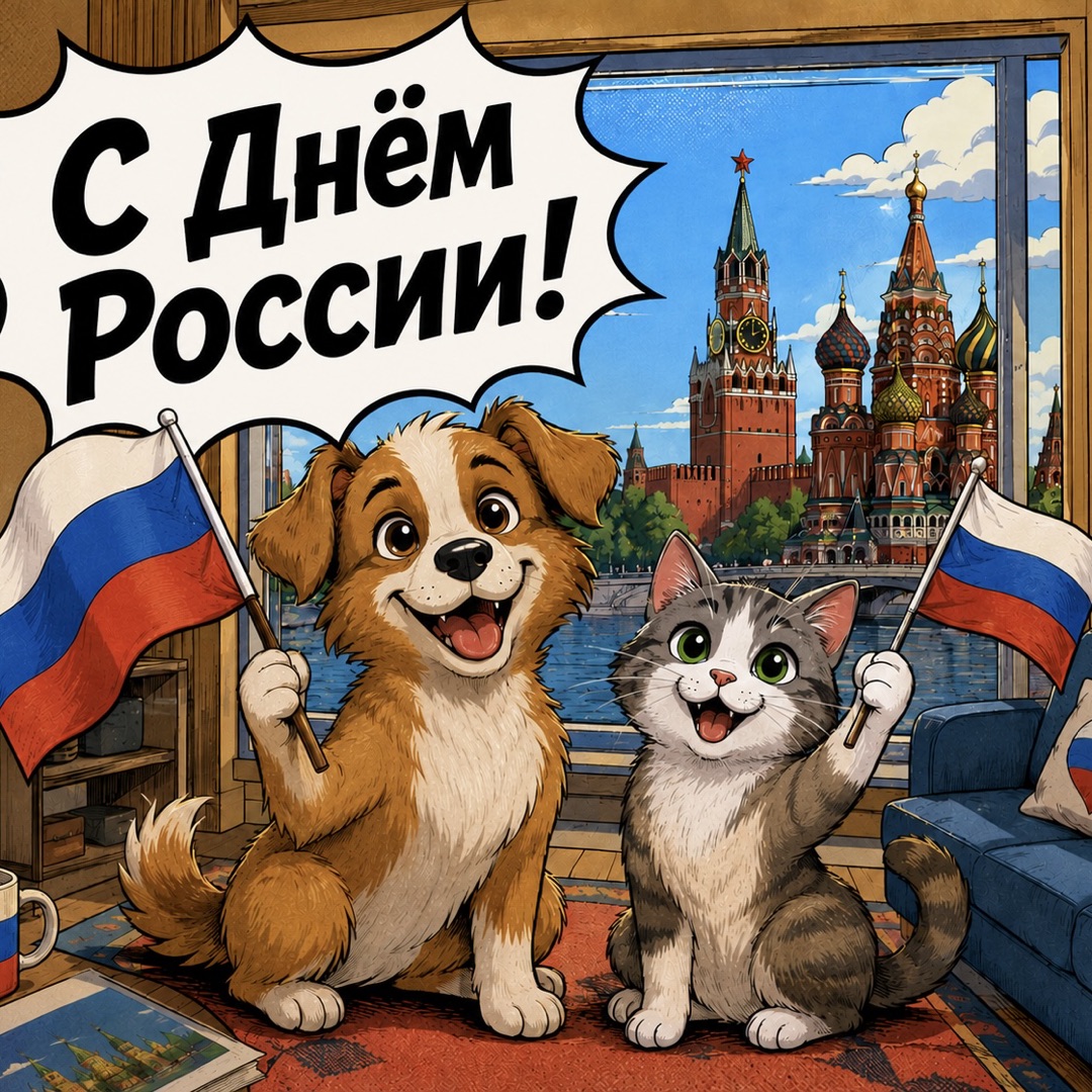 Поздравляем с Днем России! Поздравляем с Днем России!