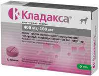 KRKA Кладакса жевательные таблетки 400/100 мг, 12 шт