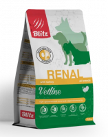 Blitz Vetline Renal сухой диетический корм для собак при хронической почечной недостаточности
