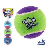 GiGwi 75338 Игрушка для собак средних и крупных пород 3 мяча с пищалкой 6,5см