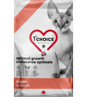 Уценка: 1ST CHOICE GF Kitten беззерновой корм для котят оптимальный рост, треска и лосось 1,8кг (Срок до 09.04.2024)