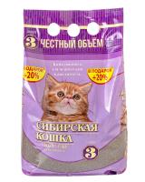 Сибирская кошка наполнитель для котят "Супер" комкующийся