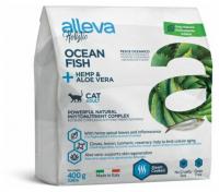 Alleva Holistic Cat Adult Ocean Fish для взрослых кошек с океанической рыбой, коноплей и алое вера