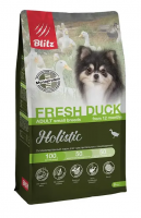 Уценка: Blitz Holistic Adult Small Breeds Fresh Duck сухой корм для собак мелких пород, свежая утка (Срок до 28.08.26 )