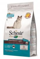 Schesir сухой корм для кошек стерилизованных, рыба