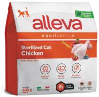 Alleva Equilibrium Sterilized Chicken для стерилизованных кошек, с курицей