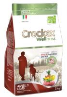 Crockex Wellness корм сухой для взрослых собак средних и крупных пород с ягненком и рисом