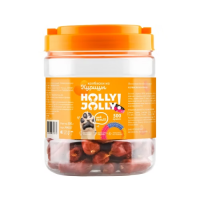 Holly Jolly! Лакомство для собак колбаски из курицы, банка, 500гр