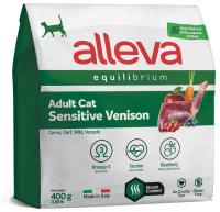 Уценка: Alleva Equilibrium Sensitive Venison Сухой корм для взрослых кошек с олениной, 400гр (Срок до 28.11.2025)