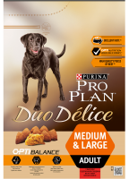 Pro Plan Duo Delice для взрослых собак всех пород, говядина, рис
