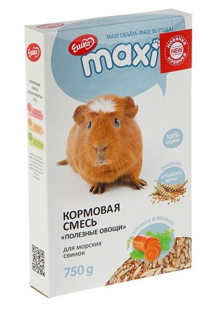 Ешка Maxi кормовая смесь для хомяков 750 гр