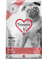 Уценка: 1ST CHOICE GF Derma беззерновой корм для собак с гиперчувствительной кожей, лосось 340г (Срок до 09.04.2024)