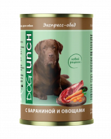 Dog Lunch Консервы для собак, экспресс обед с бараниной и овощами, 410гр