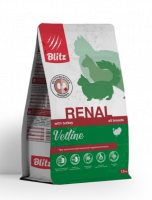 Blitz Vetline Renal сухой диетический корм для кошек при хронической почечной недостаточности