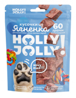 Holly Jolly! Лакомство для собак мелких пород, кусочки из ягнёнка 60гр