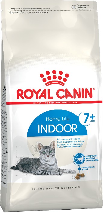 Royal Canin Indoor +7 для стареющих кошек, живущих в помещении