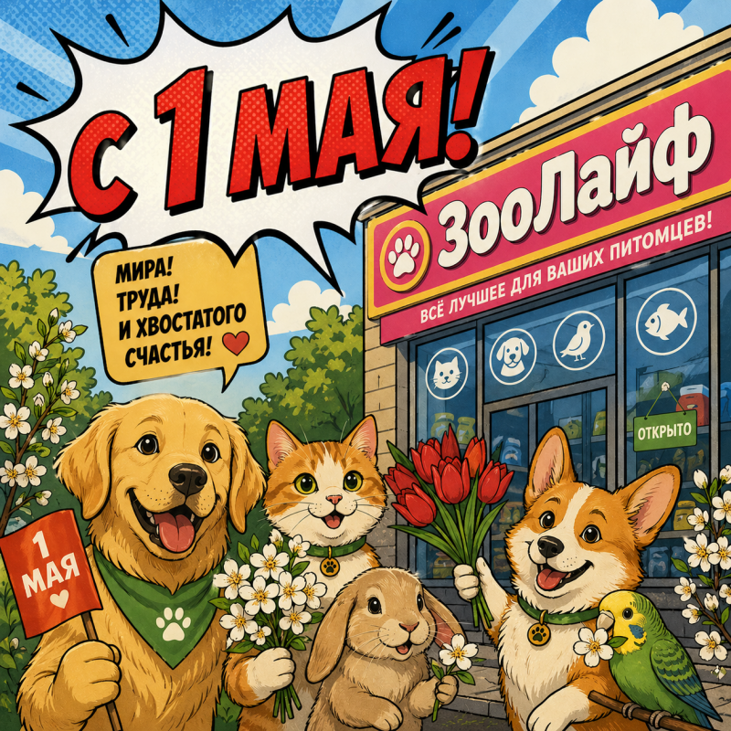 Изменение в графике доставки в связи с 1 мая