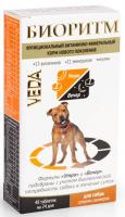 Биоритм Корм функциональный витаминно-минеральный для собак средних размеров, 48 таб