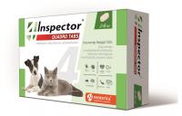Inspector Quadro Таблетки от внешних и внутренних паразитов для кошек и собак, (от 2 до 8кг), 4 таб
